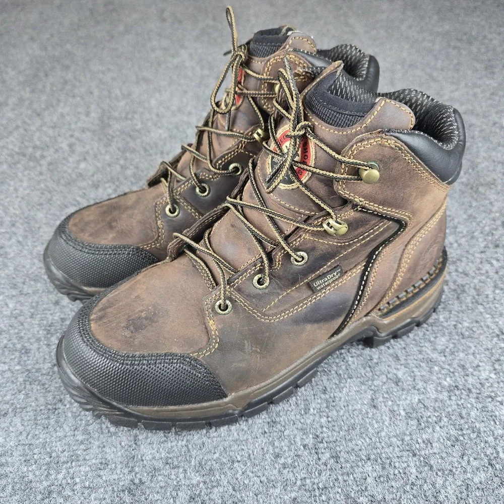 Red Wing Irish Setter Women's 9 Work Boots ASTM‎ F2892-11 EH Vibram Waterproof